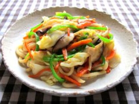 野菜だけ焼うどん